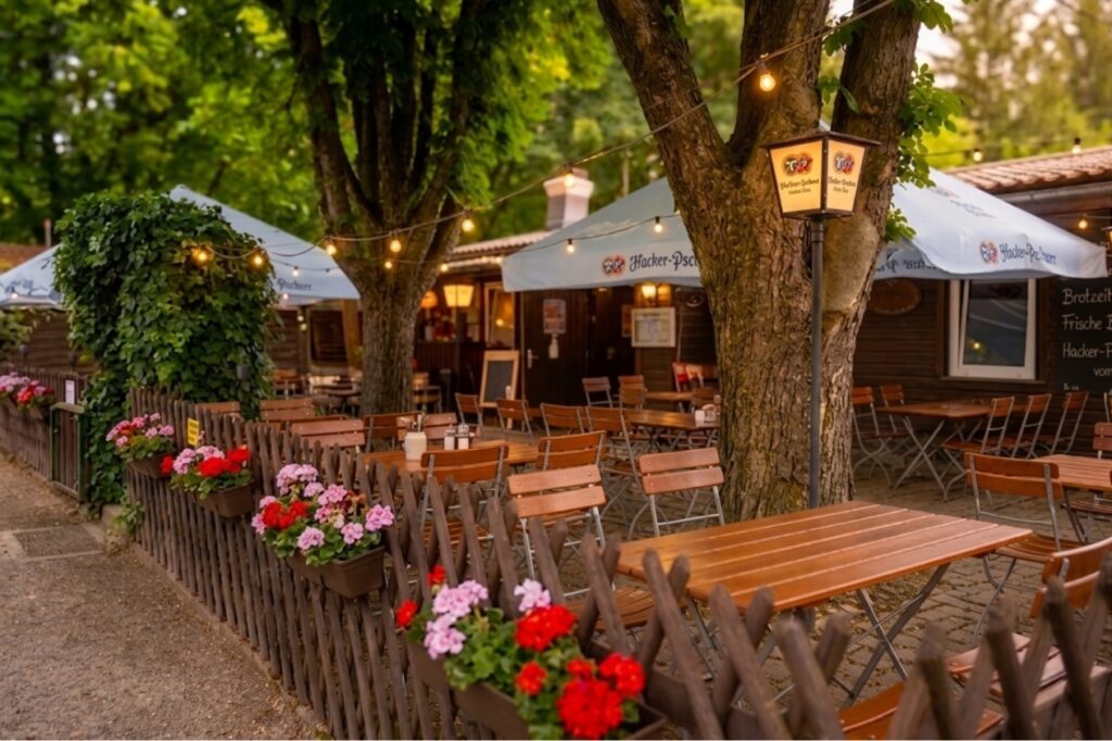 montis gartenoase biergarten außen